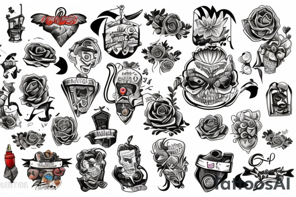 Ворон tattoo idea