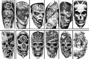 Ruins tattoo idea