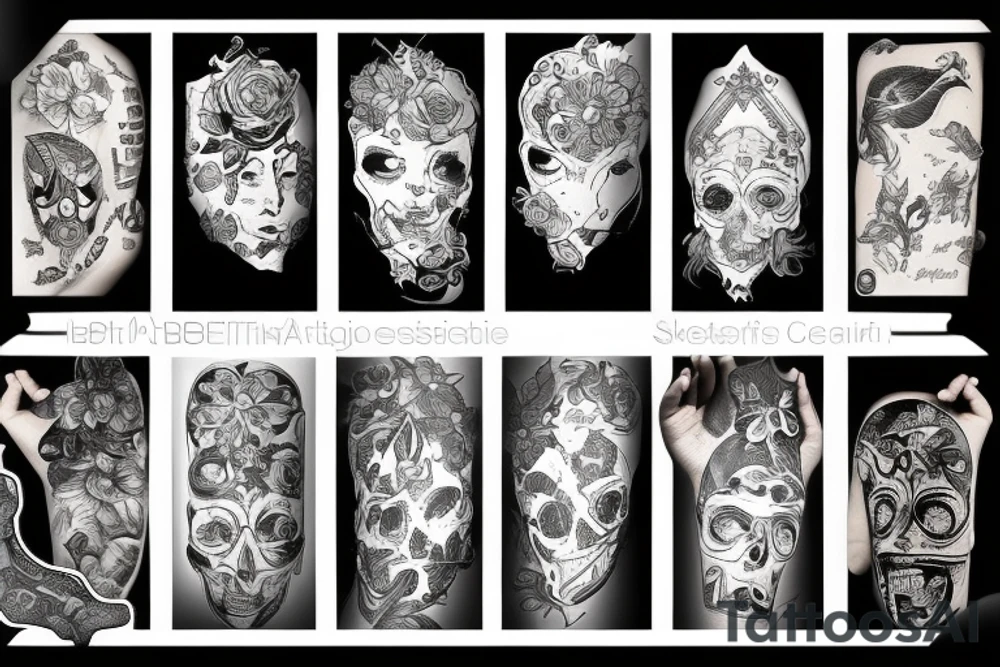 Змея с цветком tattoo idea