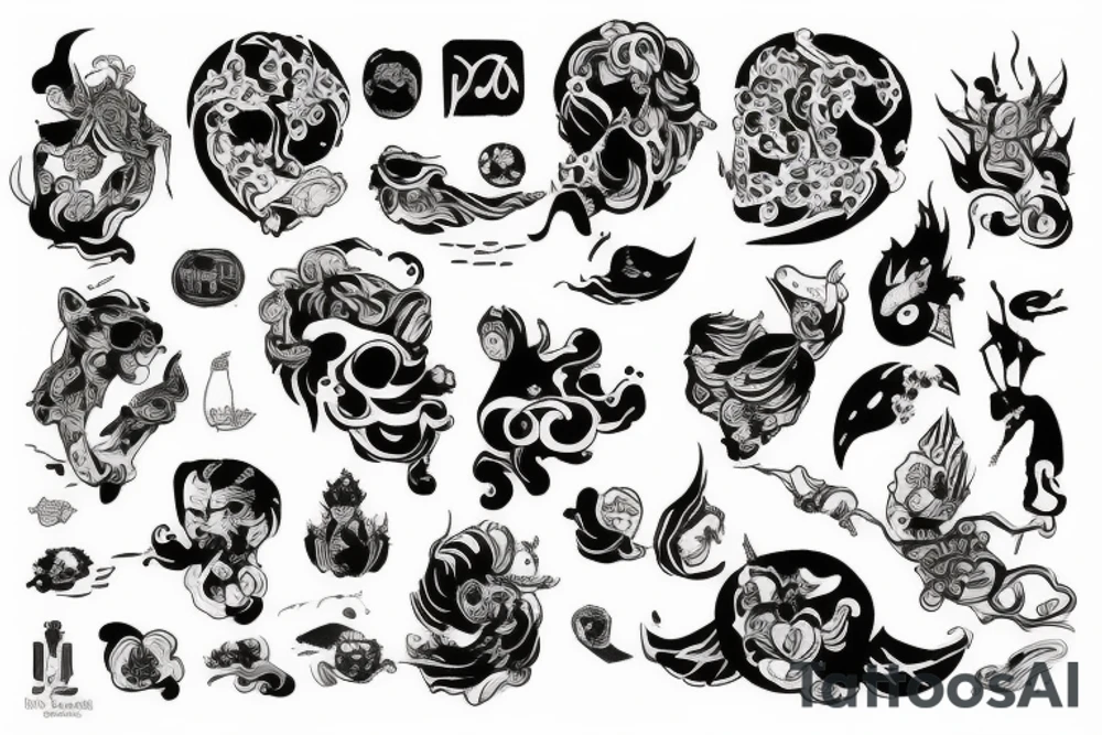 Самурай tattoo idea