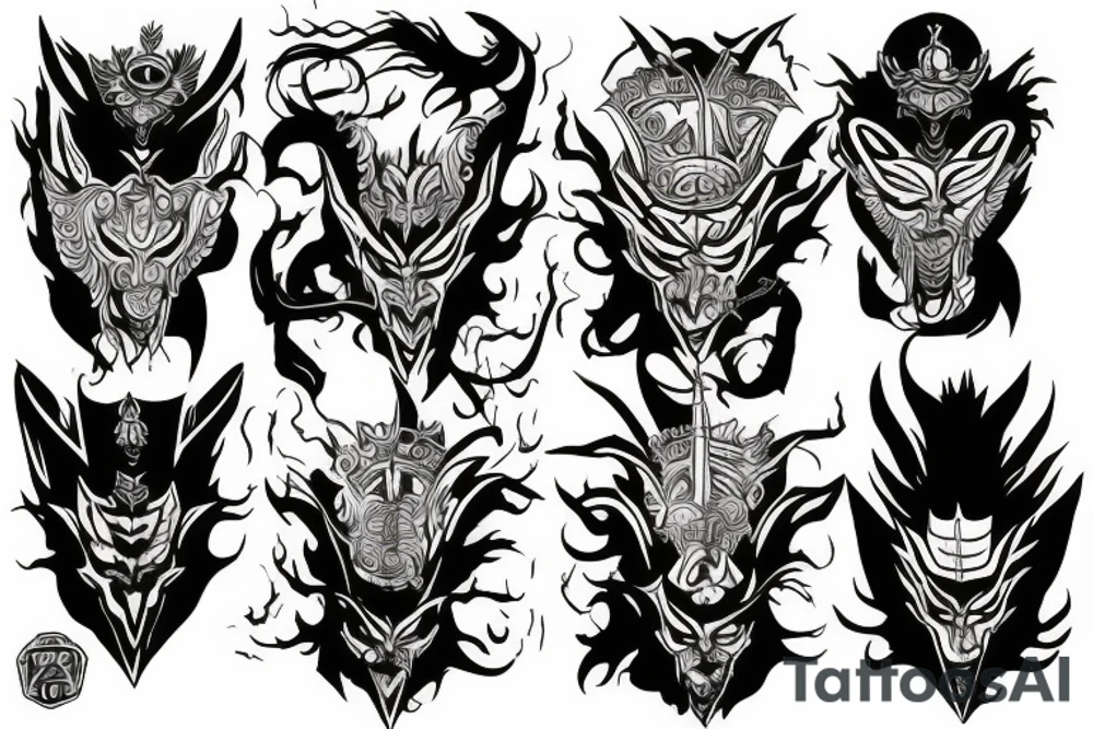 hayagriva aggressive tattoo idea