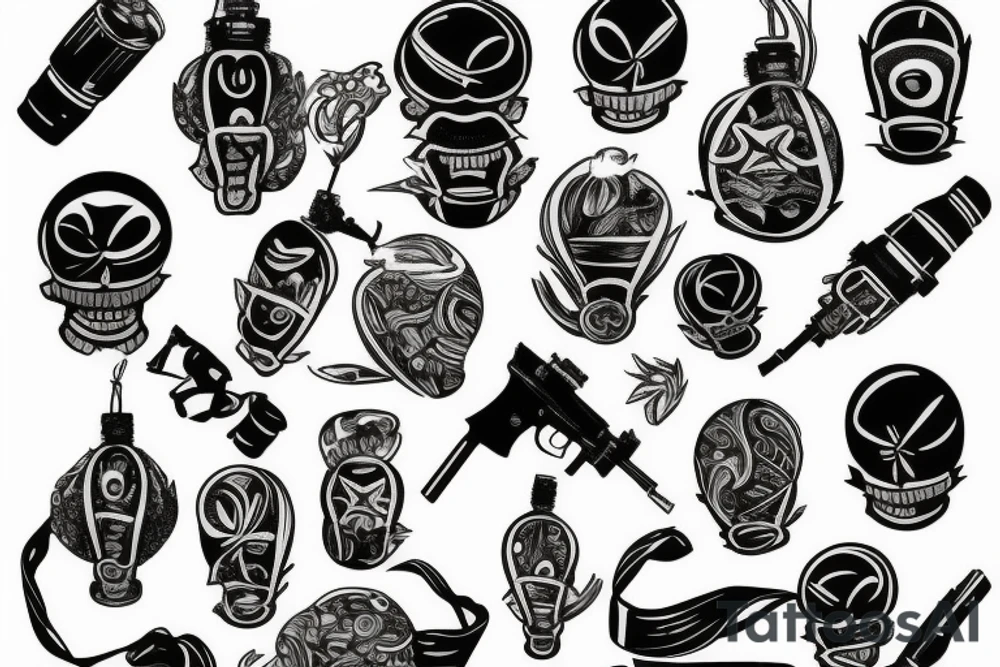 grenade tattoo idea