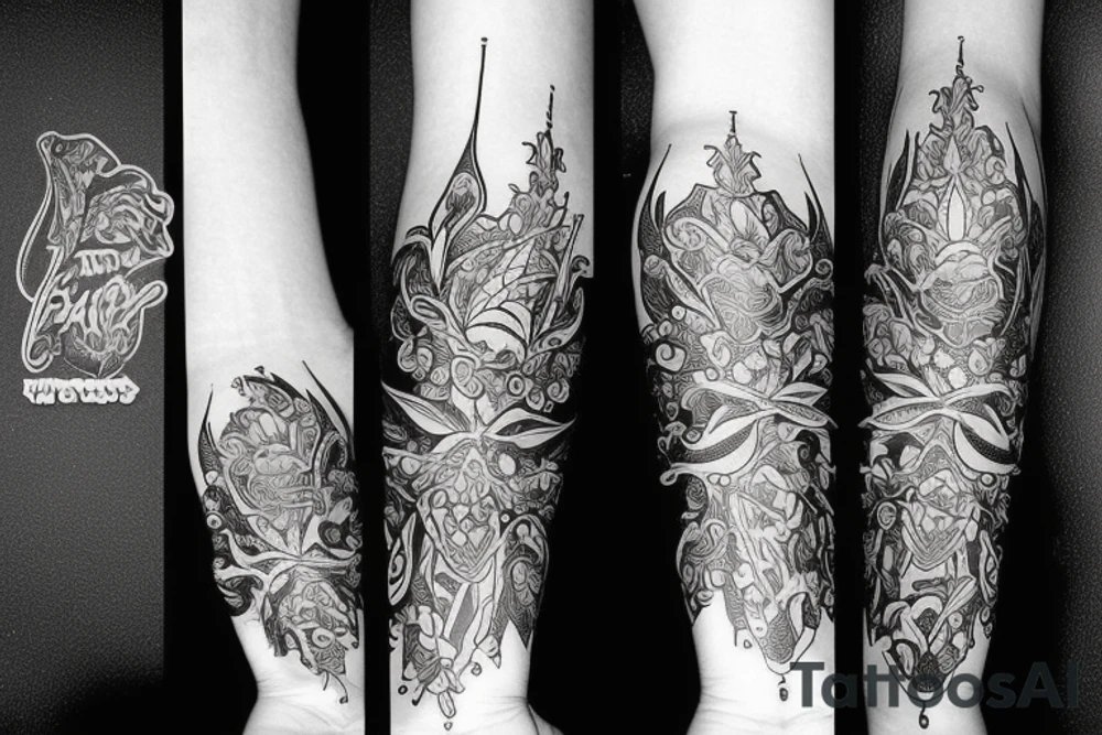 Змея на рёбрах tattoo idea