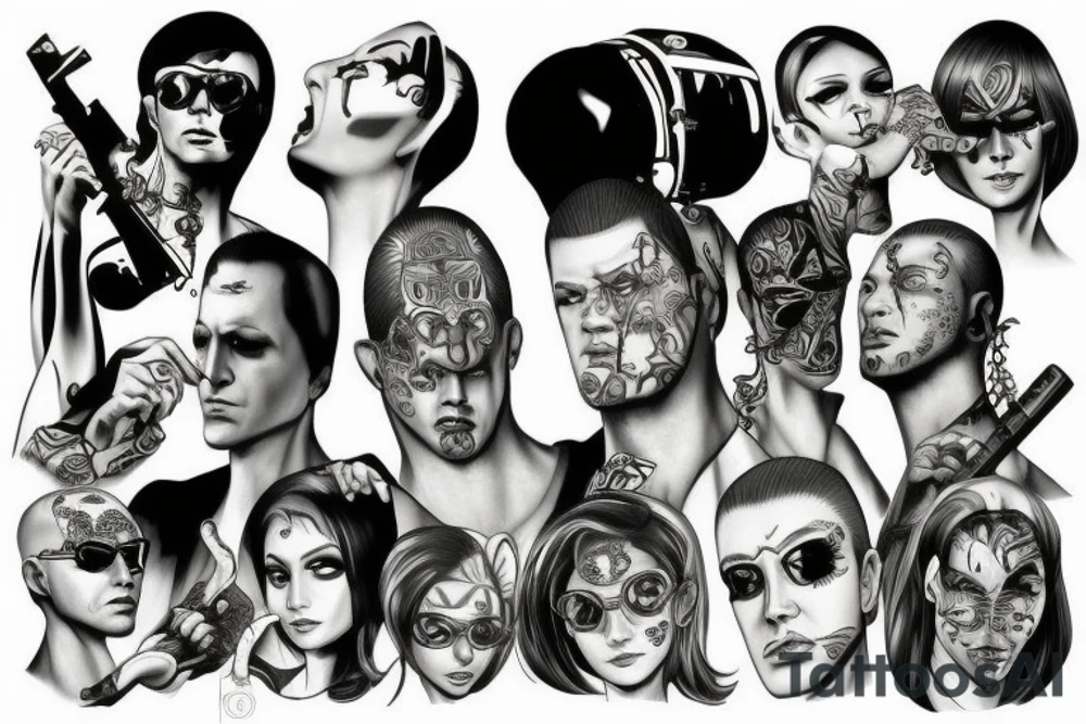 genki saints row tattoo idea