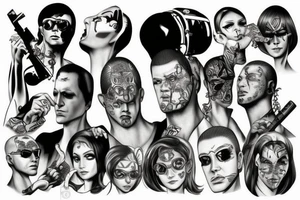 genki saints row tattoo idea