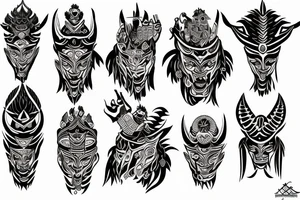 hayagriva aggressive tattoo idea