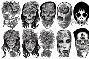 White harth tattoo idea