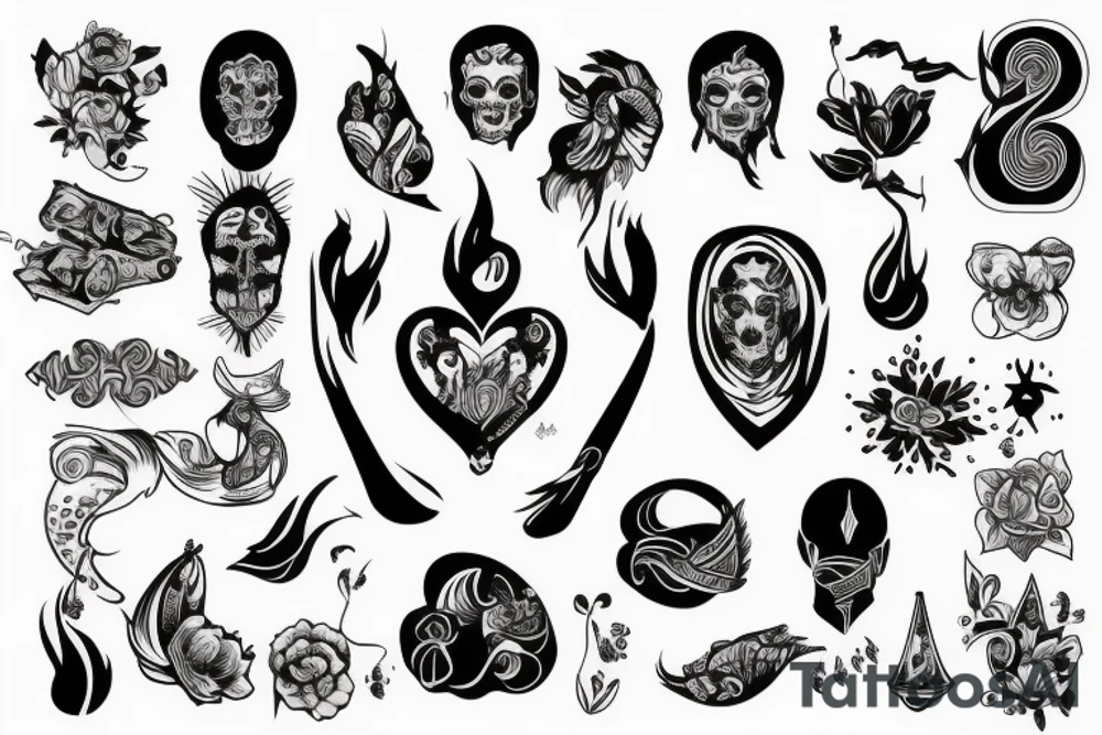 Глаза и пауки tattoo idea