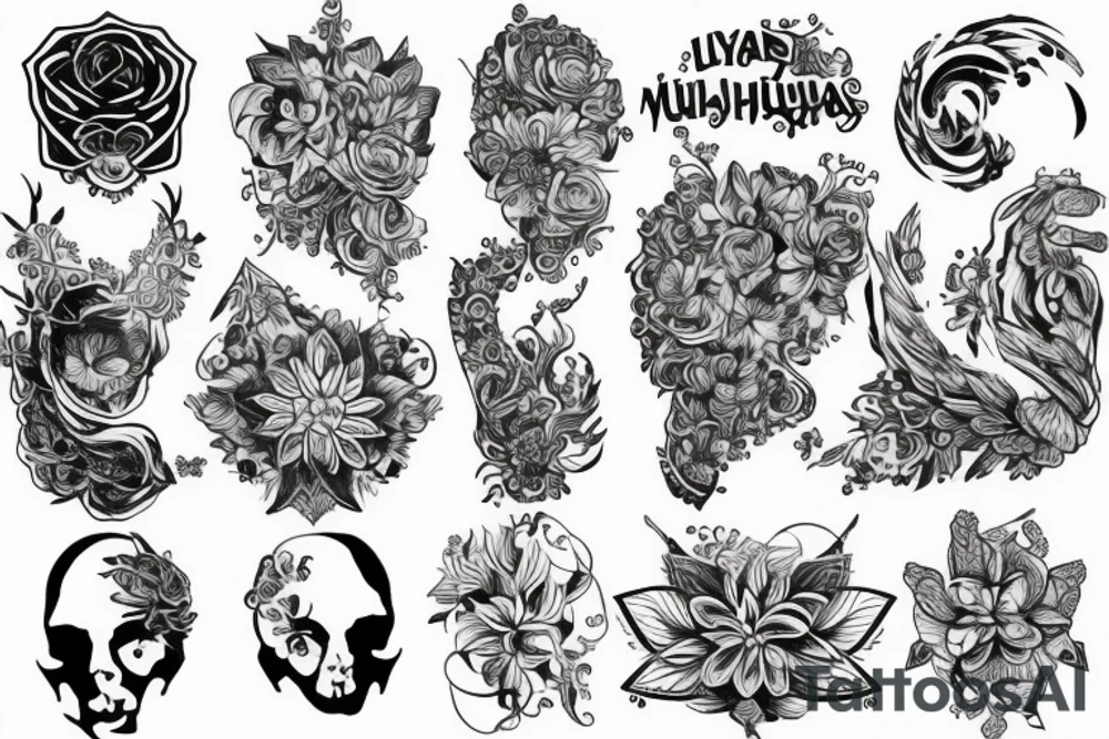 Мужчина рвёт пасть льву tattoo idea