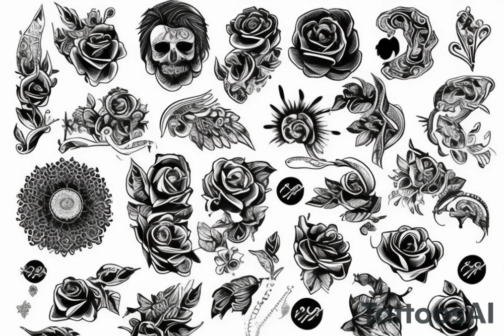 В меч воткнутый в землю бьёт молния tattoo idea