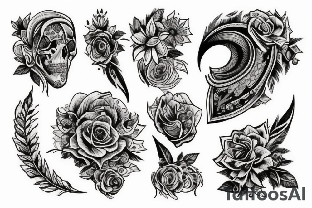 Ворон tattoo idea