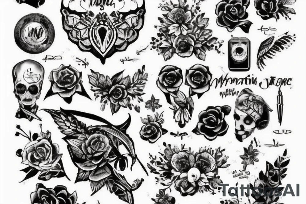 Хочу тони монтана с автоматом tattoo idea