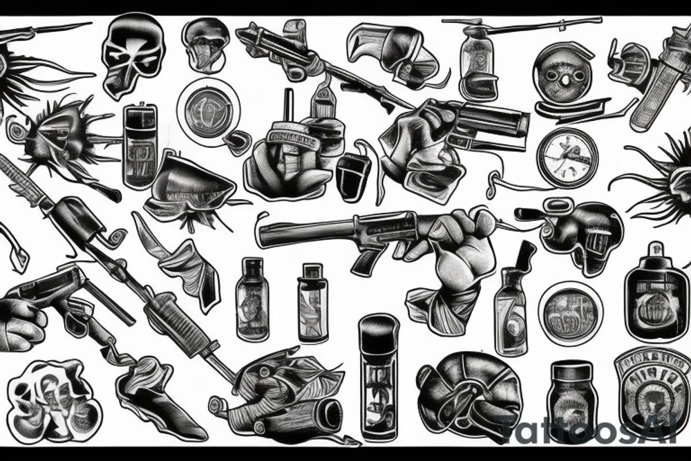 grenade tattoo idea