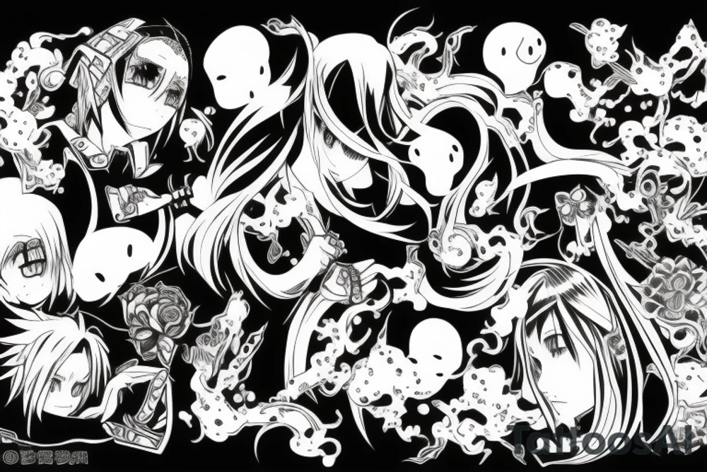 tattoo in the anime style tattoo idea