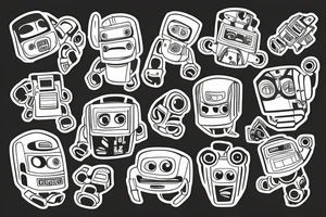 Robot tattoo idea