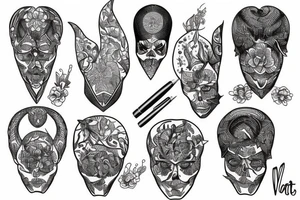 Vladik valit blackwork tattoo idea