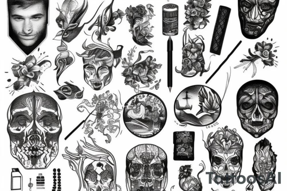 Vladik valit blackwork tattoo idea