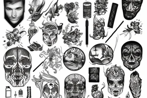 Vladik valit blackwork tattoo idea