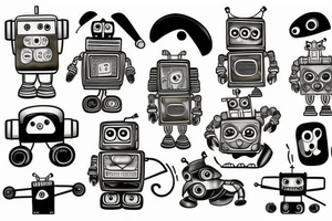 Robot matsuraev tattoo idea