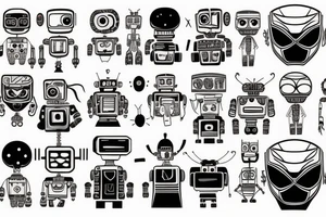 Robot matsuraev tattoo idea