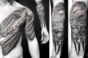 Thunder sword in heaven tattoo idea