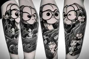 tattoo in the anime style tattoo idea