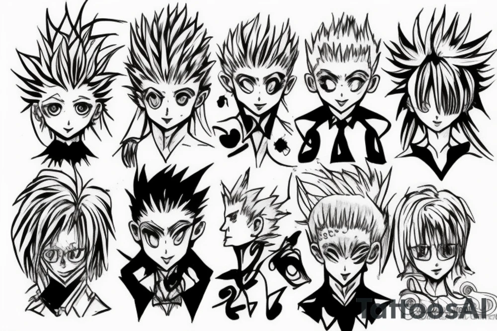 Аниме HunterXHunter tattoo idea