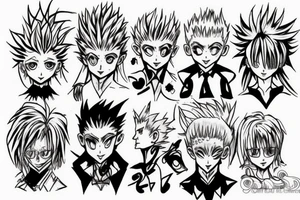 Аниме HunterXHunter tattoo idea