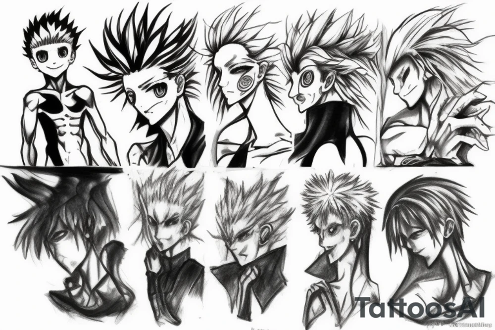 Аниме HunterXHunter tattoo idea