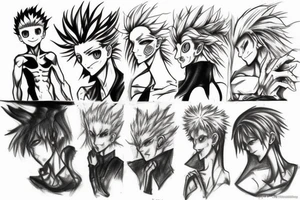 Аниме HunterXHunter tattoo idea