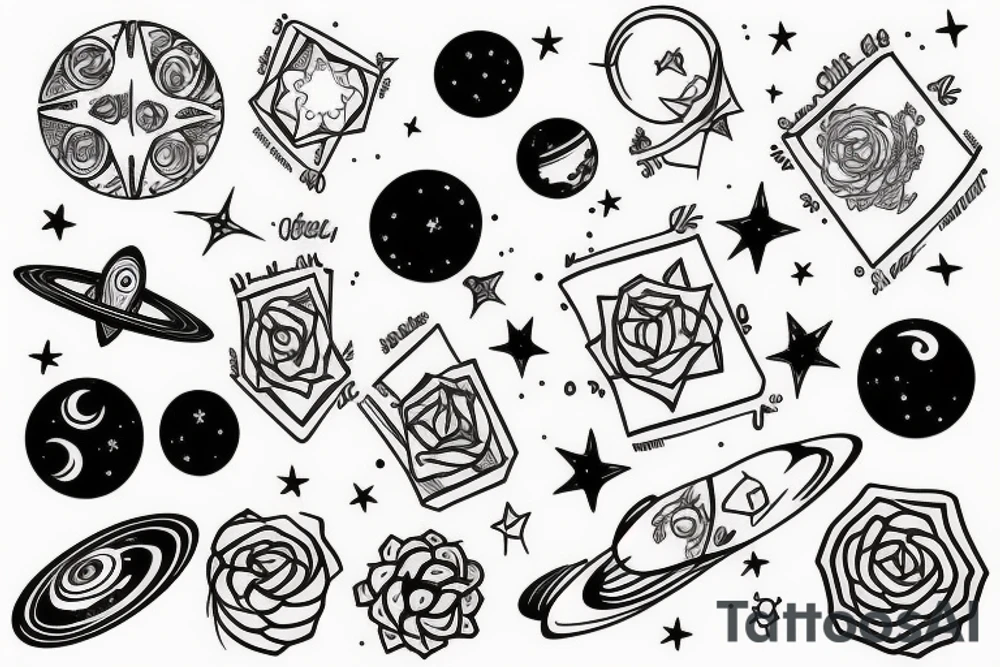 Space tattoo idea