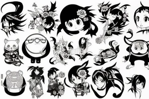 tattoo in the anime style tattoo idea