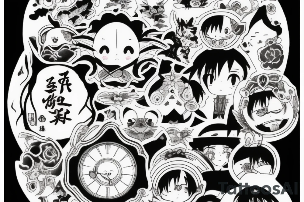 tattoo in the anime style tattoo idea