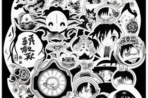 tattoo in the anime style tattoo idea