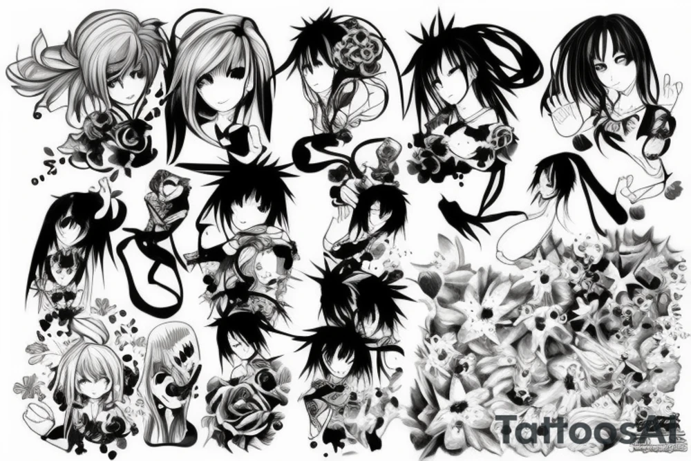anime tattoo idea