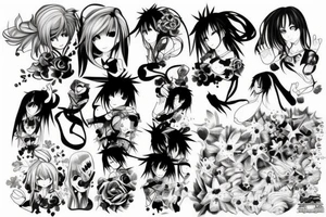 anime tattoo idea