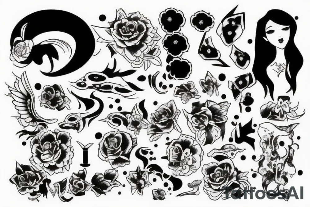 На кисти tattoo idea