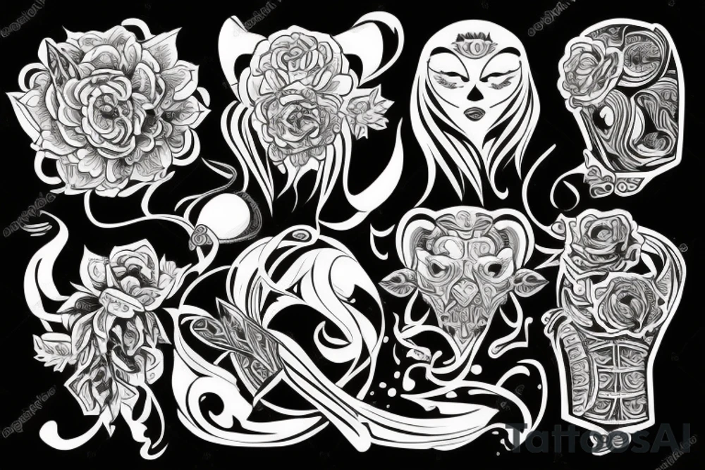 Кот в штанах tattoo idea