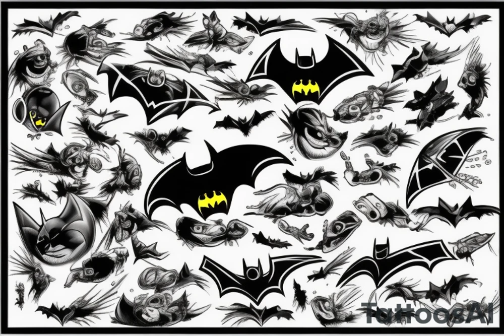 water batman tattoo idea