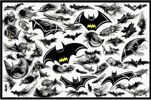 water batman tattoo idea
