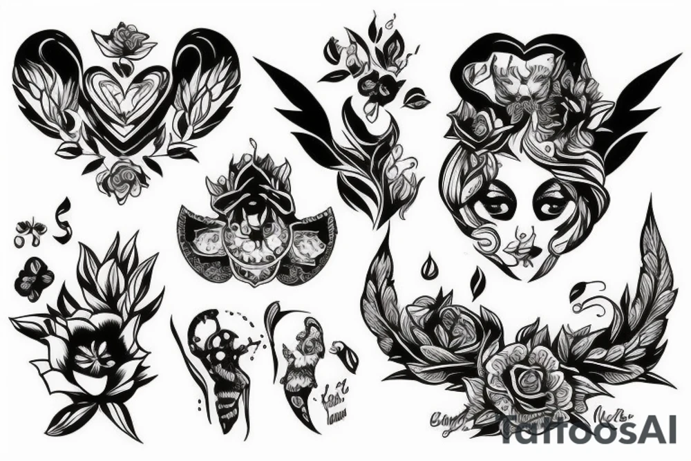 Самурай tattoo idea
