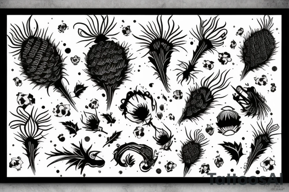 Thistle tattoo idea