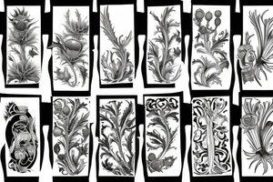 Thistle tattoo idea