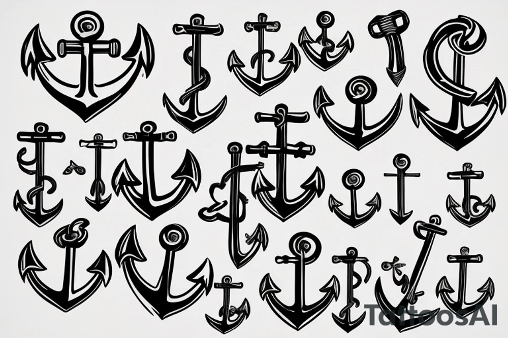 anchor tattoo idea