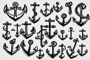 anchor tattoo idea