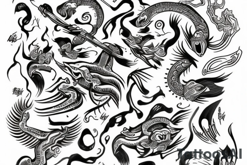 ha thaeo, gao yot tattoo idea