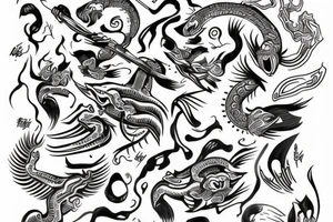 ha thaeo, gao yot tattoo idea