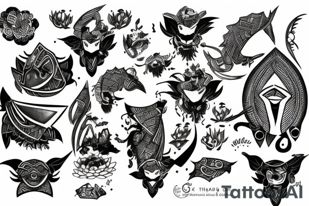 ha thaeo, gao yot tattoo idea