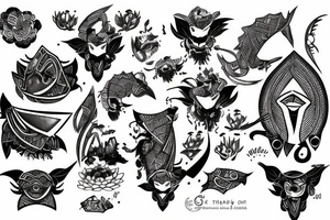 ha thaeo, gao yot tattoo idea