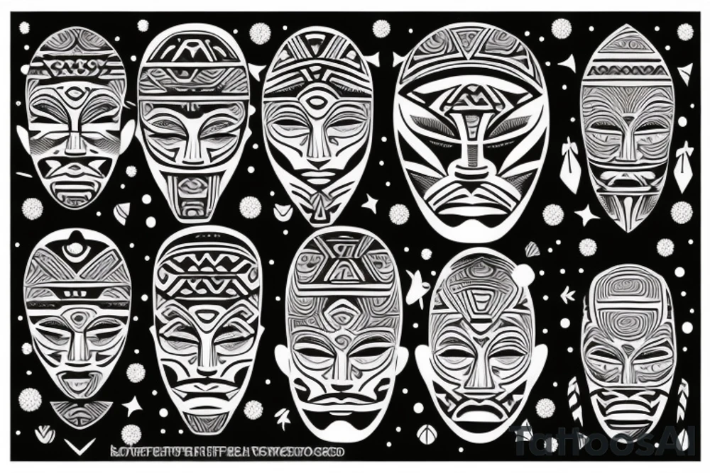 maori face tattoo tattoo idea